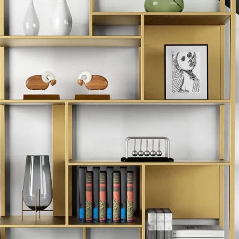 Open Etagere Bookcase Modern Style Shelf Bookcase with Metal Material Clearhalo 'Bookcases' 'furn' 'furn_bookcases' 'Furniture' 'furniture_bookcases' 'kitchen' 'kitchen_bookcases' 'Living Room Furniture' 'Office Furniture' 1200x1200_048c07a1-2467-481b-969c-747064fad245