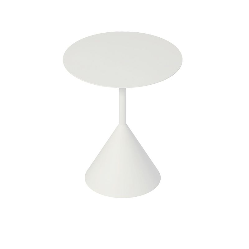 中世紀のモダンな黒/白いカクテルテーブルラウンドコーヒーテーブル