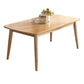 Simple Home Wood Dining Table Rectangle Shape Dining Table with 4 Legs Base Clearhalo ' dining_table' 'Dining Tables & Seating' 'Dining Tables' 'furn' 'furn_dining_table' 'Furniture' 'furniture_dining_table' 'Kitchen & Dining Furniture' 'kitchen&dining_furn' 'kitchen' 'kitchen_dining_table' 1200x1200_048e2aa0-6d22-477e-8341-8b83736bb625