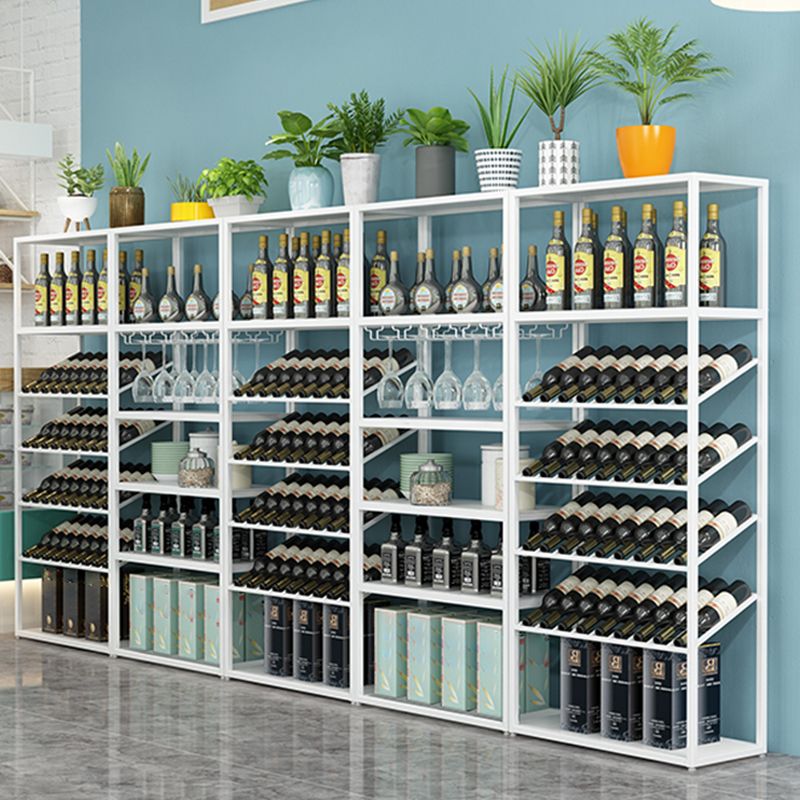 Industrial Iron Bottle Wine Rack Simple Floor Bottle Holder with Wine Storage Clearhalo 'furn' 'furn_wine_racks' 'Furniture' 'Kitchen & Dining Furniture' 'Wine Racks' 'wine_racks' 1200x1200_048f225d-1725-4397-b9e2-e8cedd9ab21a