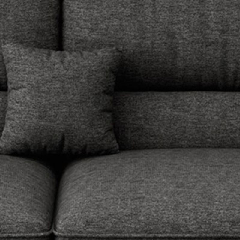 Contemporary Fabric 4-seat Sectionals 126" Pillow Top Arm Sectionals