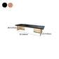 Glam Style Rectangular Office Desk Solid Wood Top Desk with Metal Legs for Office Clearhalo 'furn' 'furn_office_desk' 'Furniture' 'furniture_office_desk' 'Office Desks' 'Office Furniture' 'office_desk' 1200x1200_04918993-c7f7-4e03-b749-e96ae947ff99