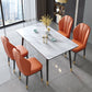Contemporary Metal Side Chair Dining Room Armless Cushion Wingback Chair Clearhalo ' kitchen&dining_furn' 'Dining Chairs' 'Dining Tables & Seating' 'dining_chair' 'furn' 'furn_dining_chair' 'Furniture' 'furniture_dining_chair' 'Kitchen & Dining Furniture' 'kitchen' 1200x1200_04922f92-cbf8-46d6-a6ae-13a92017cd86