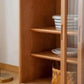 Scandinavian Pine Display Stand Glass Doors Storage Cabinet with Drawers for Living Room Clearhalo 'Display & China Cabinets' 'display_china_cabinets' 'furn' 'furn_display_china_cabinets' 'Furniture' 'Kitchen & Dining Furniture' 1200x1200_049381af-da3a-4240-904d-abbd0b9c54fc