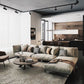 15"H Contemporary Coffee Table Solid Wood Round Coffee Cocktail Table