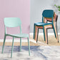 Scandinavian Plastic Side Chair Dining Kitchen Room Open Back Chair Clearhalo 'Dining Chairs' 'Dining Tables & Seating' 'dining_chair' 'furn' 'furn_dining_chair' 'Furniture' 'furniture_dining_chair' 'Kitchen & Dining Furniture' 1200x1200_0495b5ae-caf0-4255-8dd8-7410a5d71e0f