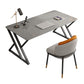 Contemporary Gaming Desk Rectangular Office Desk with Metal Legs Clearhalo 'furn' 'furn_office_desk' 'Furniture' 'Office Desks' 'Office Furniture' 'office_desk' 1200x1200_04990f5f-98aa-4fc7-b6ff-187c42b69bad