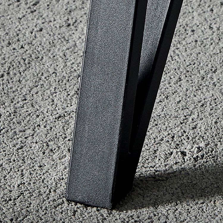 Contemporary Sintered Stone Top Dining Room Set with Rectangle Shape Dining Set with Pedestal Base Clearhalo 'Dining Room Sets' 'Dining Tables & Seating' 'dining_room_set' 'furn' 'furn_dining_room_set' 'Furniture' 'furniture_dining_room_set' 'Kitchen & Dining Furniture' 'kitchen&dining_furn' 'kitchen' 1200x1200_049a6a0d-700a-4b80-a006-778fbe01e1ba