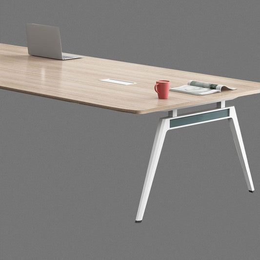 Modern Solid Wood Writing Desk Natural Parsons Writing Desk for Office