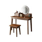 51.1" Height Wood Makeup Vanity Set with Drawers and Mirror for Bedroom