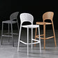 Nordic Style Plastic Barstool 4 Legs Backrest Colorful Bar Stool Clearhalo 'Bar Furniture' 'Bar Stools' 'bar_stools' 'furn' 'furn_bar_stools' 'furniture_bar_stools' 'Kitchen & Dining Furniture' 'kitchen&dining_furn' 'kitchen' 'kitchen_furn' Furniture' 1200x1200_049f99c8-ab8a-4e81-84aa-dc239566c4a7