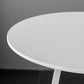 Mesa de comedor con barra superior de madera redonda de estilo contemporáneo para uso doméstico