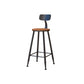 Contemporary Dining Stools Metal Low Back Bar Stools with Footrest Clearhalo 'Bar Furniture' 'Bar Stools' 'bar_stools' 'furn' 'furn_bar_stools' 'Furniture' 'Kitchen & Dining Furniture' 1200x1200_04a1b781-66e7-4710-835f-769529922c4b