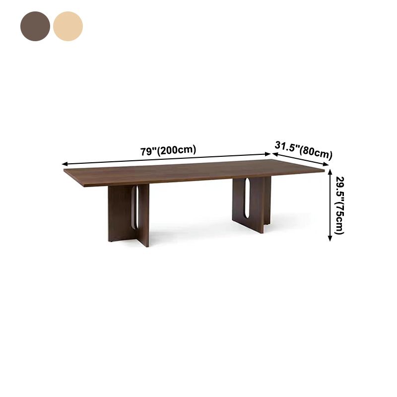 Solid Wood Modern Rectangle Table Wood Top Table for Dining Room Clearhalo ' dining_table' 'Dining Tables & Seating' 'Dining Tables' 'furn' 'furn_dining_table' 'Furniture' 'furniture_dining_table' 'Kitchen & Dining Furniture' 'kitchen&dining_furn' 'kitchen' 'kitchen_dining_table' 1200x1200_04a56a54-4a03-4bfb-9f5e-2f7ce7f17d62