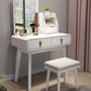 Scandinavian Solid Wood Make-up Vanity 3 Drawer Vanity Dressing Table