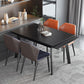 Industrial Rectangle Shape Table Black Sintered Stone Dining Table with 4 Legs Base Clearhalo ' dining_table' 'Dining Tables & Seating' 'Dining Tables' 'furn' 'furn_dining_table' 'Furniture' 'furniture_dining_table' 'Kitchen & Dining Furniture' 'kitchen&dining_furn' 'kitchen' 'kitchen_dining_table' 1200x1200_04a8e36f-1044-47e3-b810-2b32a2a16d14