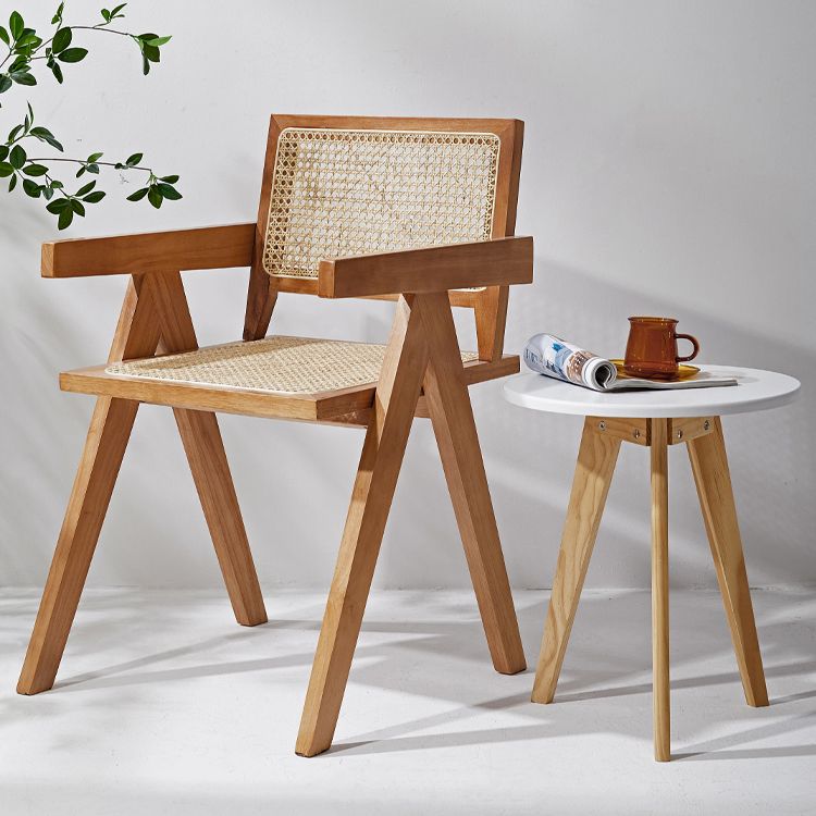 Wooden Dining Side Chairs Modern Indoor-Outdoor Open Back Dining Chair, 20'' Wide Clearhalo ' kitchen&dining_furn' 'Dining Chairs' 'Dining Tables & Seating' 'dining_chair' 'furn' 'furn_dining_chair' 'Furniture' 'furniture_dining_chair' 'Kitchen & Dining Furniture' 'kitchen' 1200x1200_04ad89e7-3a73-4e0c-9506-80adb5ee66a4