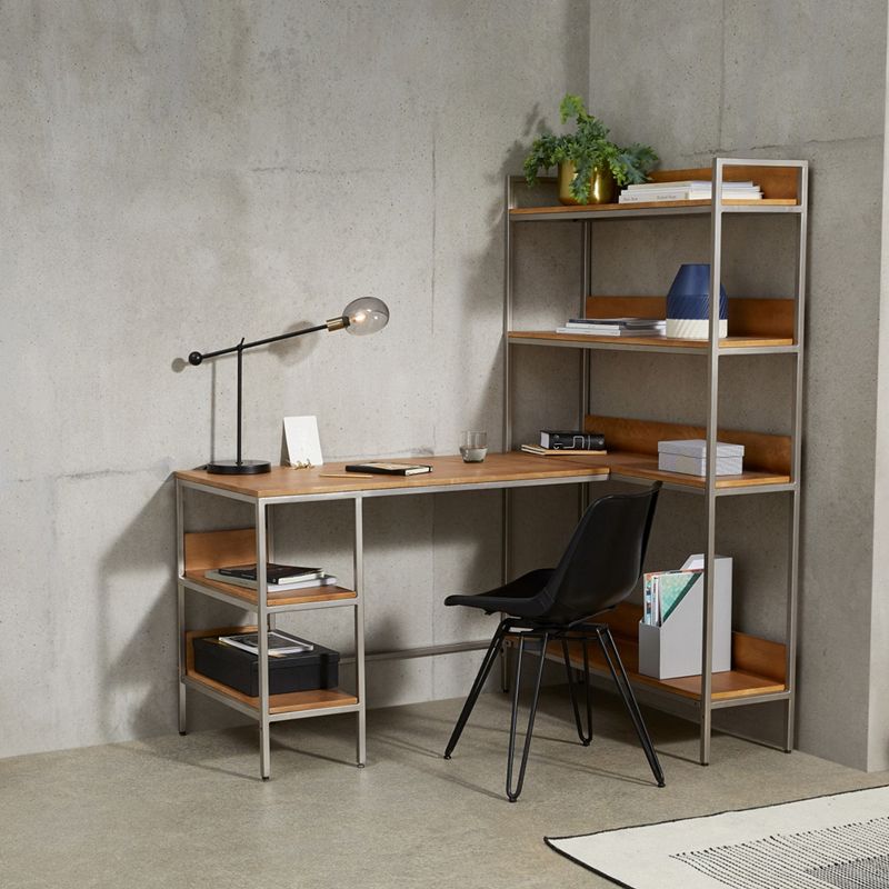 Scrivania contemporanea a forma di L a forma di L Still Writing Desk a casa