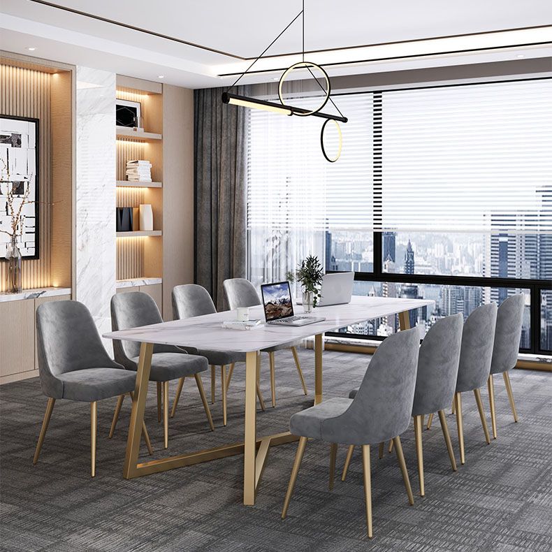 Moderne stijl kantoor schrijfbureau rechthoekige schroefschrijfbureau