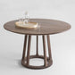 Modern Style Solid Wood Dining Table Brown Round Table with Pedestal Base for Home Clearhalo ' dining_table' 'Dining Tables & Seating' 'Dining Tables' 'furn' 'furn_dining_table' 'Furniture' 'furniture_dining_table' 'Kitchen & Dining Furniture' 'kitchen&dining_furn' 'kitchen' 'kitchen_dining_table' 1200x1200_04b26901-2843-4476-a490-a95652ef76ee