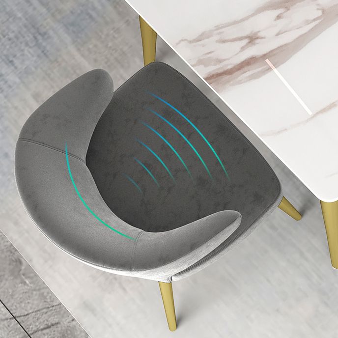 1/2/5/7 Pcs Metal Scandinavian Dining Room Set with Rectangle Table Dinette Set Clearhalo 'Dining Room Sets' 'Dining Tables & Seating' 'dining_room_set' 'Furniture' 'furniture_dining_room_set' 'Kitchen & Dining Furniture' 'kitchen&dining_furn' 'kitchen' 1200x1200_04b2a408-3552-4130-ba43-34ff8e0f5c03