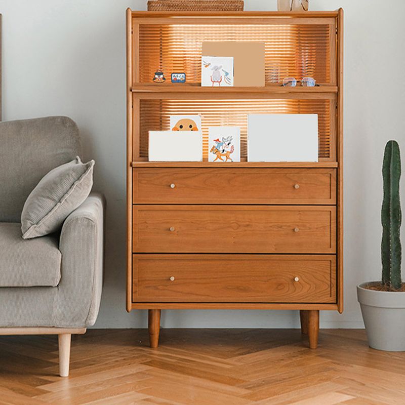 49.5"H Wooden Home Sideboard Modern Rectangular Side Board with Drawer Clearhalo 'buffet_sideboard' 'Buffets & Sideboards' 'furn' 'furn_buffet_sideboard' 'Furniture' 'Kitchen & Dining Furniture' 1200x1200_04b4dd78-e30e-4e57-89ec-f400e9c15fdc