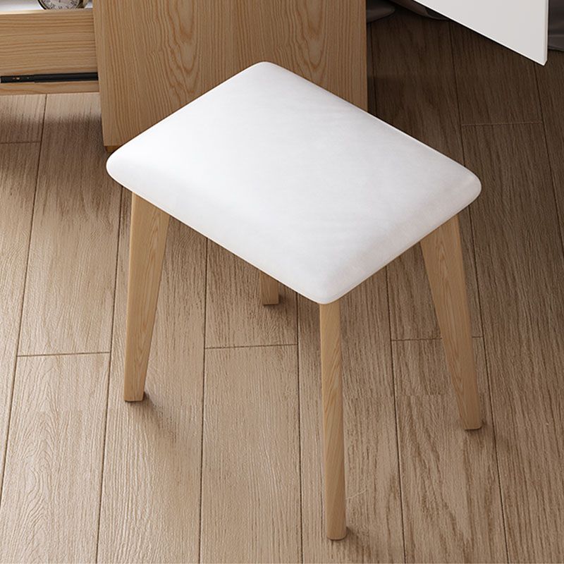 Tocador de maquillaje de madera escandinavo de madera tocador de tocador