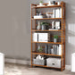 Estante de bambú vertical moderno Etagere Espresso estantería para dormitorio