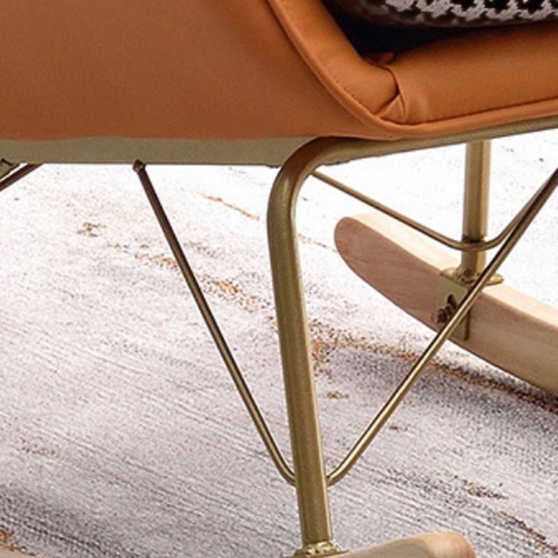 Chaise de culbuteur rembourrée moderne