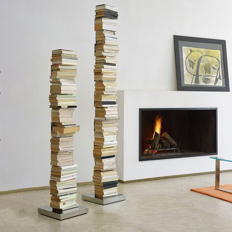 14"W Bookshelf Contemporary Style Invisible Bookcase for Office and Home Clearhalo 'Bookcases' 'furn' 'furn_bookcases' 'Furniture' 'furniture_bookcases' 'Office Furniture' 1200x1200_04bbd41c-70a0-4e96-b982-cdb21e61eff5