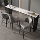 Double Pedestal Rectangle Hall/Pub Table Stone Modern Counter Height Table Clearhalo 'Bar Furniture' 'Bar Tables' 'bar_tables' 'furn' 'furn_bar_tables' 'Furniture' 'furniture_bar_tables' 'Kitchen & Dining Furniture' 'kitchen&dining_furn' 'kitchen' 1200x1200_04bc4862-2c71-4cf5-92d7-49d56abcaa16