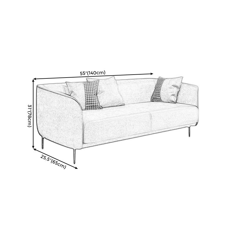 Contemporary Tight Back Sofa with Tuxedo Arms for Living Room Clearhalo 'furn' 'furn_sofas' 'Furniture' 'Living Room Furniture' 'Sofa' 'sofas' 1200x1200_04bdec97-9fb9-455c-a174-8772438e985e