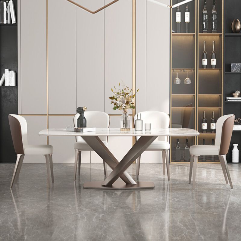 Luxe gesinterde stenen keukentafel rechthoek Home keukenbureau