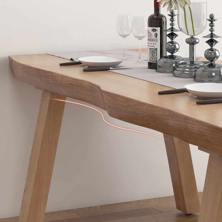 Modern 1/2/4/5/6 Pieces Rectangle Dining Set Solid Wood Dining Table with Chairs Clearhalo 'Dining Room Sets' 'Dining Tables & Seating' 'dining_room_set' 'furn' 'furn_dining_room_set' 'Furniture' 'furniture_dining_room_set' 'Kitchen & Dining Furniture' 'kitchen&dining_furn' 'kitchen' 1200x1200_04bedb03-79ff-4a0a-aade-c43163016c1b