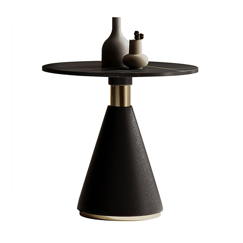 Metal Traditional Luxury Round Indoor Table Sintered Stone Table for Kitchen Clearhalo ' dining_table' 'Dining Tables & Seating' 'Dining Tables' 'furn' 'furn_dining_table' 'Furniture' 'furniture_dining_table' 'Kitchen & Dining Furniture' 'kitchen&dining_furn' 'kitchen' 'kitchen_dining_table' 1200x1200_04beded7-3863-472b-a31c-32942147de1e