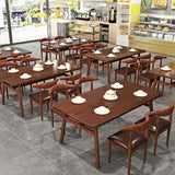 Contemporary Style Home Dining Table Rectangle Shape Dining Table with 4 Legs Base Clearhalo ' dining_table' 'Dining Tables & Seating' 'Dining Tables' 'furn' 'furn_dining_table' 'Furniture' 'furniture_dining_table' 'Kitchen & Dining Furniture' 'kitchen&dining_furn' 'kitchen' 'kitchen_dining_table' 1200x1200_04bf5879-fada-45a2-ae5d-a30a27f742eb