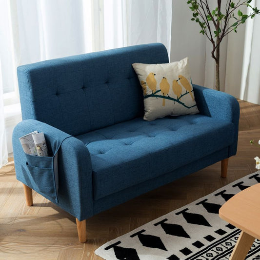 30.31" H Cotton Blend Square Arm Tufted Loveseat for Living Room Clearhalo 'furn' 'furn_sofas' 'Furniture' 'Living Room Furniture' 'Sofa' 'sofas' 1200x1200_04bfeb77-83e8-40ff-9dd4-26aba760e3e1