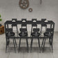 Contemporary Faux Leather Counter Stools Metal Bar Stools for Home Use