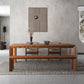 Industrial Rectangle Dining Room Table Solid Wood Fixed Kitchen Desk Clearhalo 'Dining Tables & Seating' 'Dining Tables' 'dining_table' 'furn' 'furn_dining_table' 'Furniture' 'Kitchen & Dining Furniture' 1200x1200_04c14cd4-c62f-4f45-ac8b-929b063b4c41