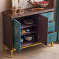 Manufactured Wood Storage Chest Glam Style Storage Chest Dresser