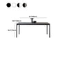 Stone Modern Rectangle Dining Table Matte Finish 4 Legs Table for Kitchen Clearhalo ' dining_table' 'Dining Tables & Seating' 'Dining Tables' 'Furniture' 'furniture_dining_table' 'Kitchen & Dining Furniture' 'kitchen&dining_furn' 'kitchen' 'kitchen_dining_table' 1200x1200_04c32412-d228-4011-ad2a-164fc4c9765e
