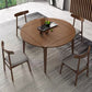 Modern Style Rubberwood Dinner Table Round Drop-Leaf Table for Home Use Clearhalo ' dining_table' 'Dining Tables & Seating' 'Dining Tables' 'furn' 'furn_dining_table' 'Furniture' 'furniture_dining_table' 'Kitchen & Dining Furniture' 'kitchen&dining_furn' 'kitchen' 'kitchen_dining_table' 1200x1200_04c32556-ea6c-49a8-a8ff-f06c69d097f0