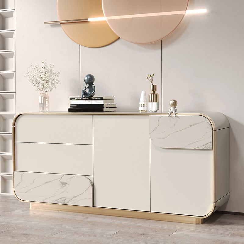 Armadietto contemporaneo di sideboard con cassetti del tavolo di sideboard in legno
