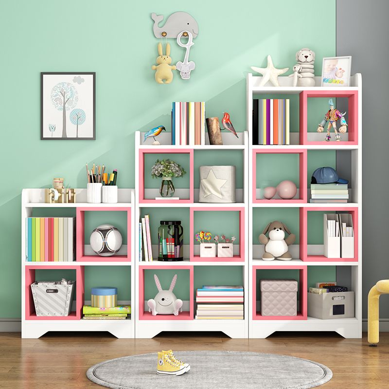 Modern Artificial Wood Bookcase Open Back Bookshelf for Any Room