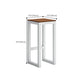 Brown Wood Top Bar Table Outdoor Trestle Base Bar Wine Table Clearhalo 'Bar Furniture' 'Bar Tables' 'bar_tables' 'furn' 'furn_bar_tables' 'Furniture' 'Kitchen & Dining Furniture' 1200x1200_04c89683-d8b2-4f63-852f-9faf7002946c