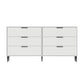 Modern Bar Pulls Accent Chest with 3/6 Drawers and Straight Legs Clearhalo 'Cabinets & Chests' 'cabinets_chests' 'furn' 'furn_cabinets_chests' 'Furniture' 'Living Room Furniture' 1200x1200_04c97f24-5286-4553-b43a-bcb7446e42f7