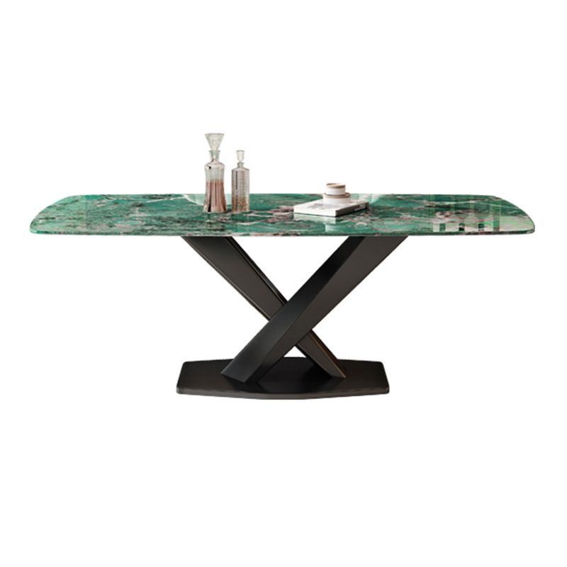 Pedestal Dining Table Modern Dining Table for Kitchen Dining Room Clearhalo 'Dining Tables & Seating' 'Dining Tables' 'dining_table' 'furn' 'furn_dining_table' 'Furniture' 'Kitchen & Dining Furniture' 1200x1200_04c9860a-8e06-4504-813d-2d64f30f4eb1