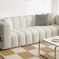 Canapé carré canapé à gratter les sièges de salon résistant aux rayures avec oreillers