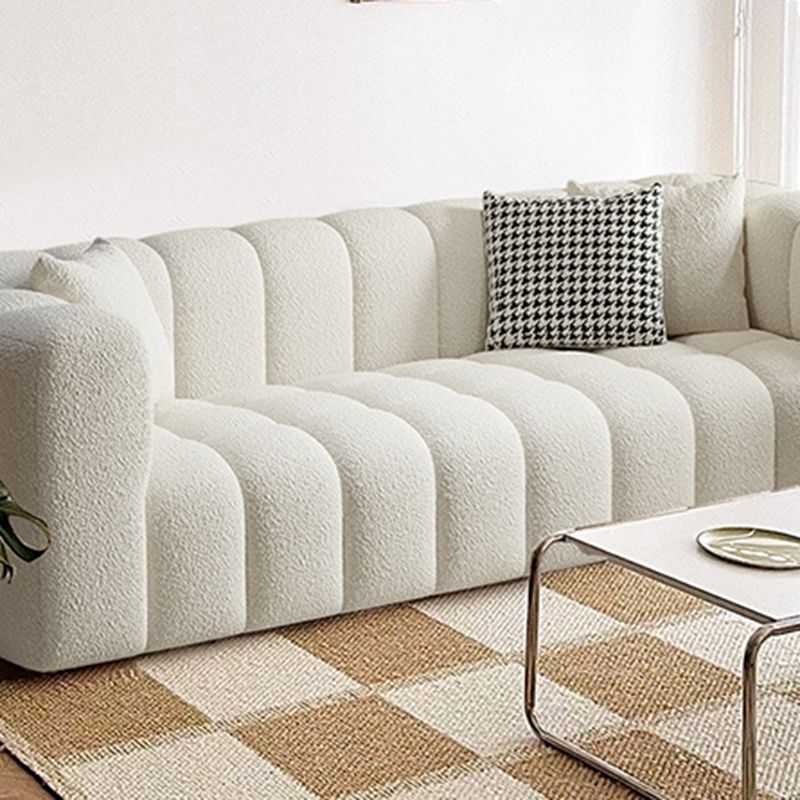 Canapé carré canapé à gratter les sièges de salon résistant aux rayures avec oreillers