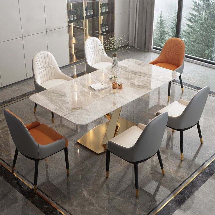 Minimalist 1/2/6/7 Pieces Furniture Stone Rectangle Dining Chairs Set for Home Clearhalo 'Dining Room Sets' 'Dining Tables & Seating' 'dining_room_set' 'furn' 'furn_dining_room_set' 'Furniture' 'Kitchen & Dining Furniture' 1200x1200_04cee8ed-f5c9-4268-b430-b743ed42c24e